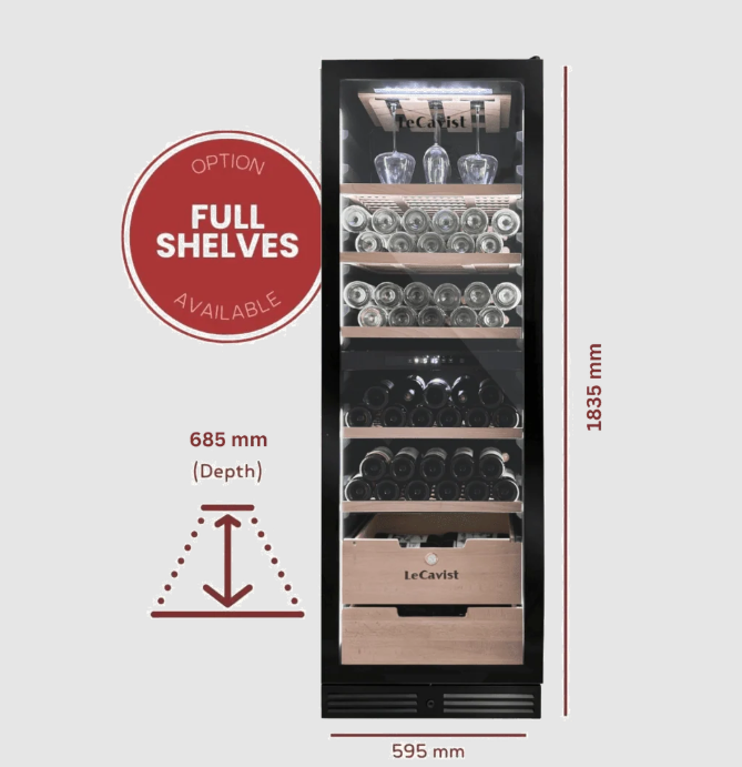 LeCavist 209 Bottle LeCavist Wine Fridge Cabinet