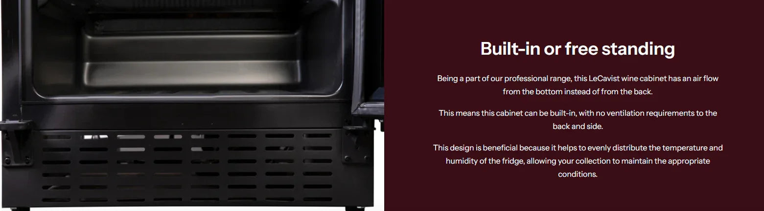 LeCavist 220 Bottle Beverage Center Black Dual Zone Wine Fridge Cabinet - LX2001 - Homewares, Outdoor, Phone Accessories, Cases, Speakers, Headphones + More -