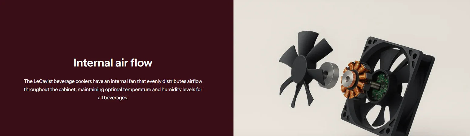 LeCavist 220 Bottle Beverage Center Black Dual Zone Wine Fridge Cabinet - LX2001 - Homewares, Outdoor, Phone Accessories, Cases, Speakers, Headphones + More -