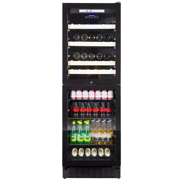 LeCavist 220 Bottle Beverage Center Black Dual Zone Wine Fridge Cabinet - LX2001 - Homewares, Outdoor, Phone Accessories, Cases, Speakers, Headphones + More -