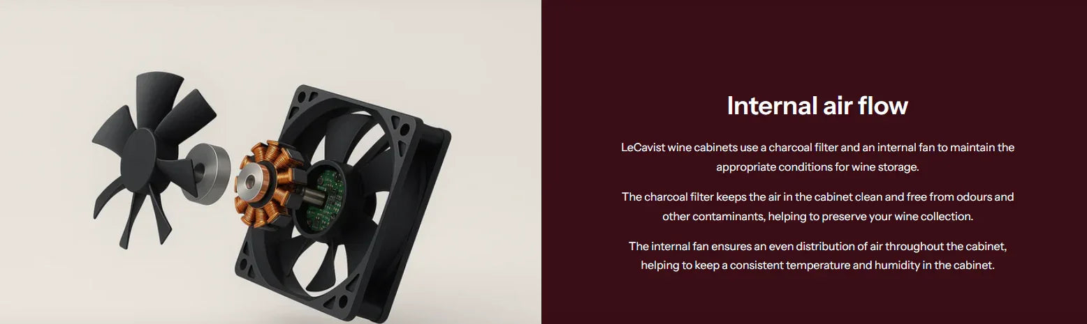 LeCavist 226 Bottle Black Dual Zone Wine Fridge Cabinet - LX2001 - Homewares, Outdoor, Phone Accessories, Cases, Speakers, Headphones + More -