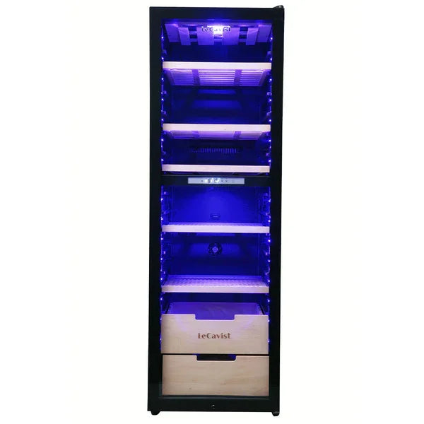 LeCavist 226 Bottle Black Dual Zone Wine Fridge Cabinet - LX2001 - Homewares, Outdoor, Phone Accessories, Cases, Speakers, Headphones + More -