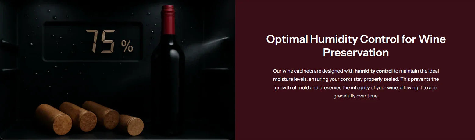 LeCavist 226 Bottle Black Dual Zone Wine Fridge Cabinet - LX2001 - Homewares, Outdoor, Phone Accessories, Cases, Speakers, Headphones + More -