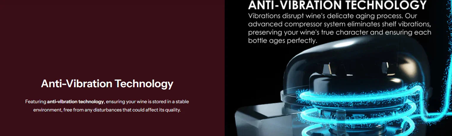 LeCavist 226 Bottle Black Dual Zone Wine Fridge Cabinet - LX2001 - Homewares, Outdoor, Phone Accessories, Cases, Speakers, Headphones + More -