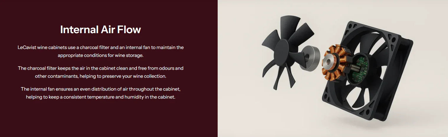 LeCavist 226 Bottle Black Dual Zone Wine Fridge Cabinet - LX2001 - Homewares, Outdoor, Phone Accessories, Cases, Speakers, Headphones + More -