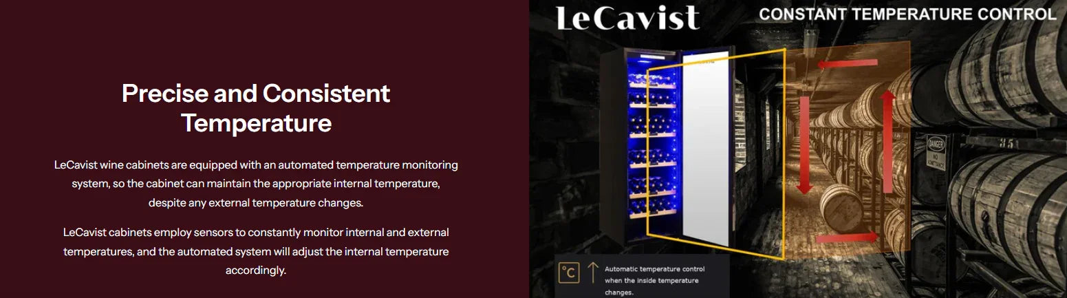 LeCavist 226 Bottle Black Dual Zone Wine Fridge Cabinet - LX2001 - Homewares, Outdoor, Phone Accessories, Cases, Speakers, Headphones + More -