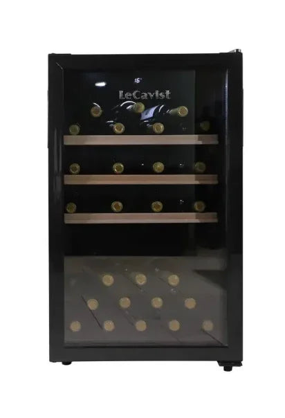 LeCavist 63 Bottle Single Zone Wine Cabinet Fridge - Black - LX2001 - Homewares, Outdoor, Phone Accessories, Cases, Speakers, Headphones + More -