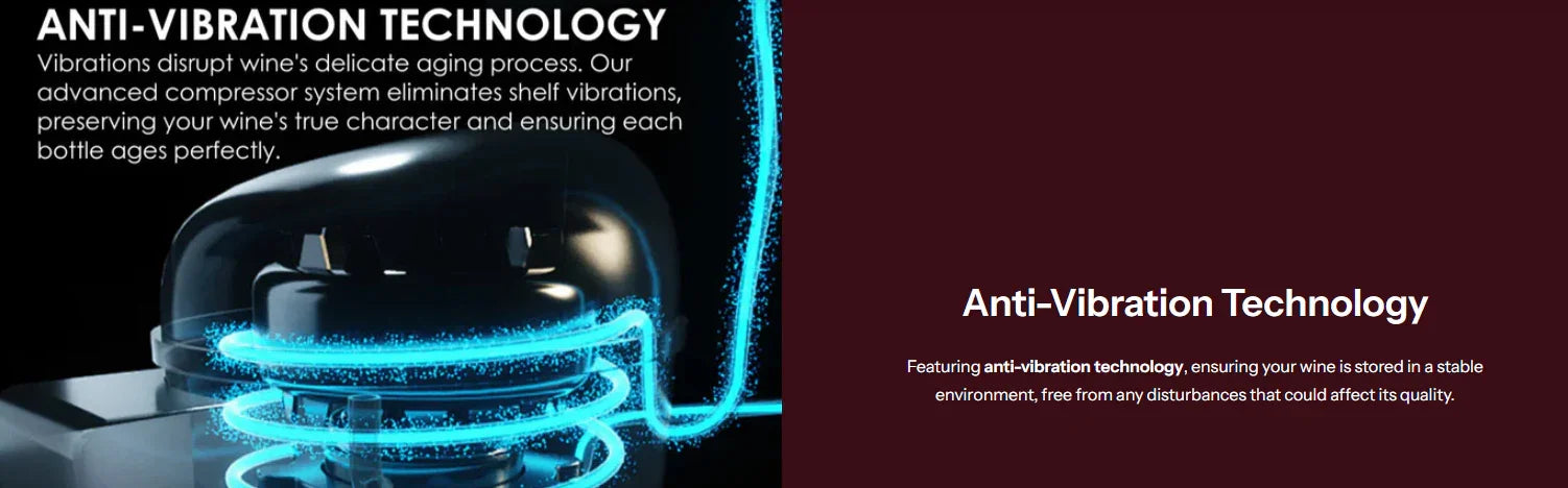 LeCavist 97 Bottle Black Wine Fridge Cabinet - LX2001 - Homewares, Outdoor, Phone Accessories, Cases, Speakers, Headphones + More -