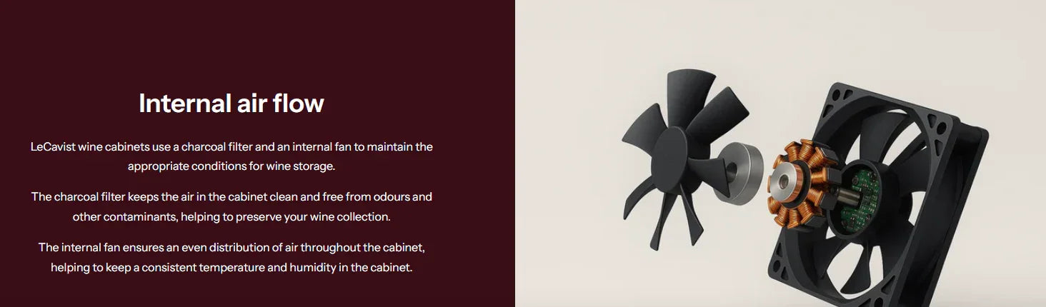 LeCavist 97 Bottle Black Wine Fridge Cabinet - LX2001 - Homewares, Outdoor, Phone Accessories, Cases, Speakers, Headphones + More -