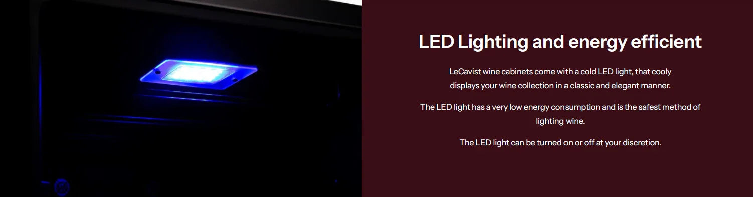 LeCavist 97 Bottle Black Wine Fridge Cabinet - LX2001 - Homewares, Outdoor, Phone Accessories, Cases, Speakers, Headphones + More -