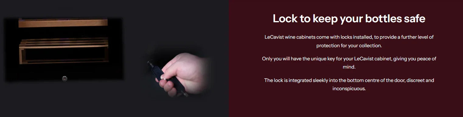 LeCavist 97 Bottle Black Wine Fridge Cabinet - LX2001 - Homewares, Outdoor, Phone Accessories, Cases, Speakers, Headphones + More -