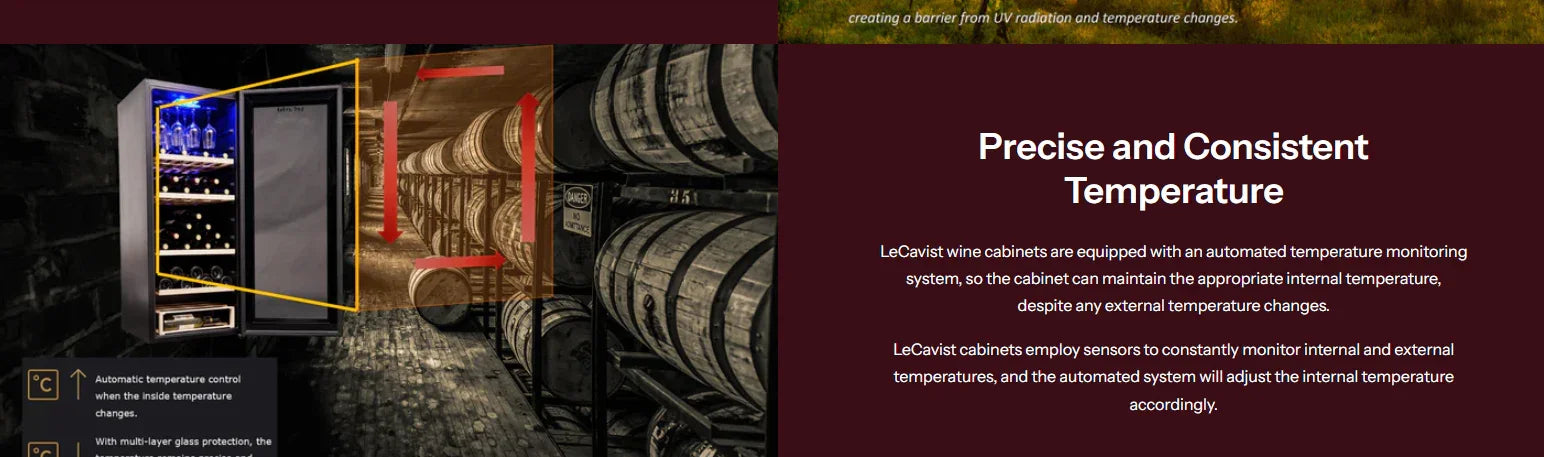 LeCavist 97 Bottle Black Wine Fridge Cabinet - LX2001 - Homewares, Outdoor, Phone Accessories, Cases, Speakers, Headphones + More -