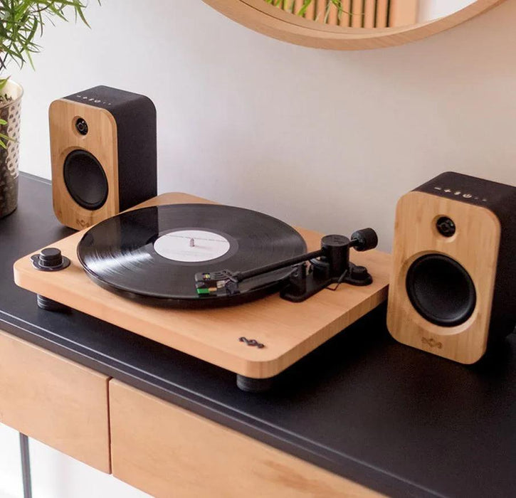 MARLEY Stir It Up Lux EM-JT010-SB Premium Wireless Turntable - LX2001 - Homewares, Outdoor, Phone Accessories, Cases, Speakers, Headphones + More -