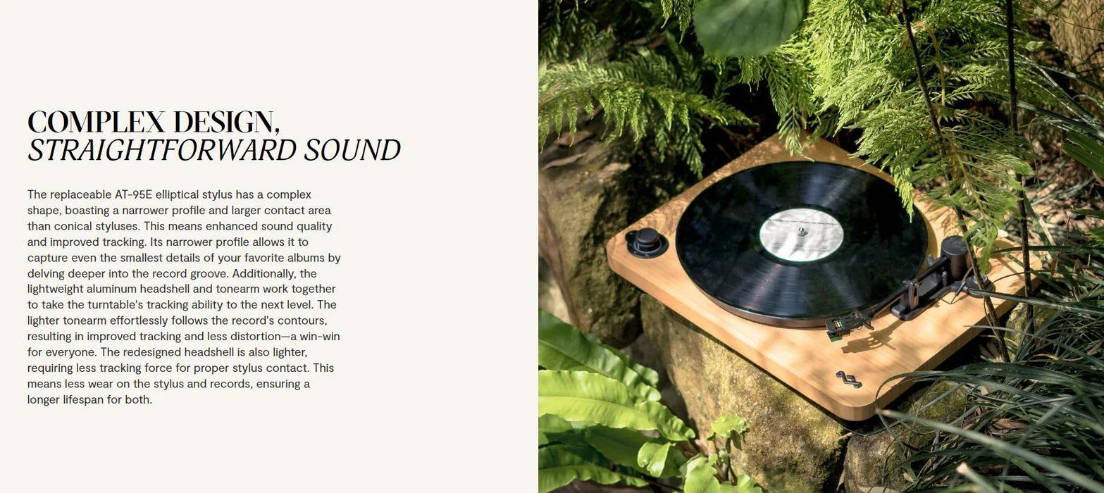 MARLEY Stir It Up Lux EM-JT010-SB Premium Wireless Turntable - LX2001 - Homewares, Outdoor, Phone Accessories, Cases, Speakers, Headphones + More -