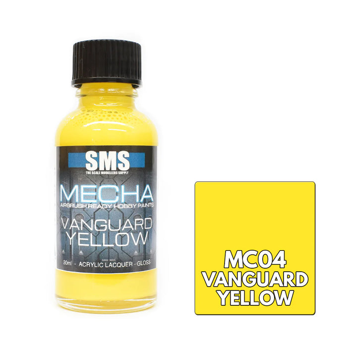 Sms Airbrush Paint Acrylic Lacquer Mecha Vanguard Yellow 30Ml