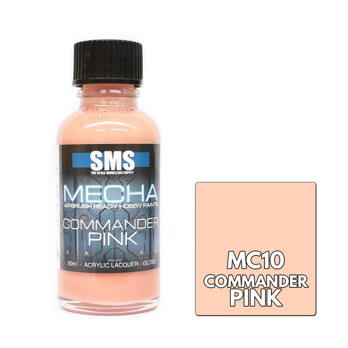 Sms Airbrush Paint Acrylic Lacquer Mecha Commander Pink 30Ml