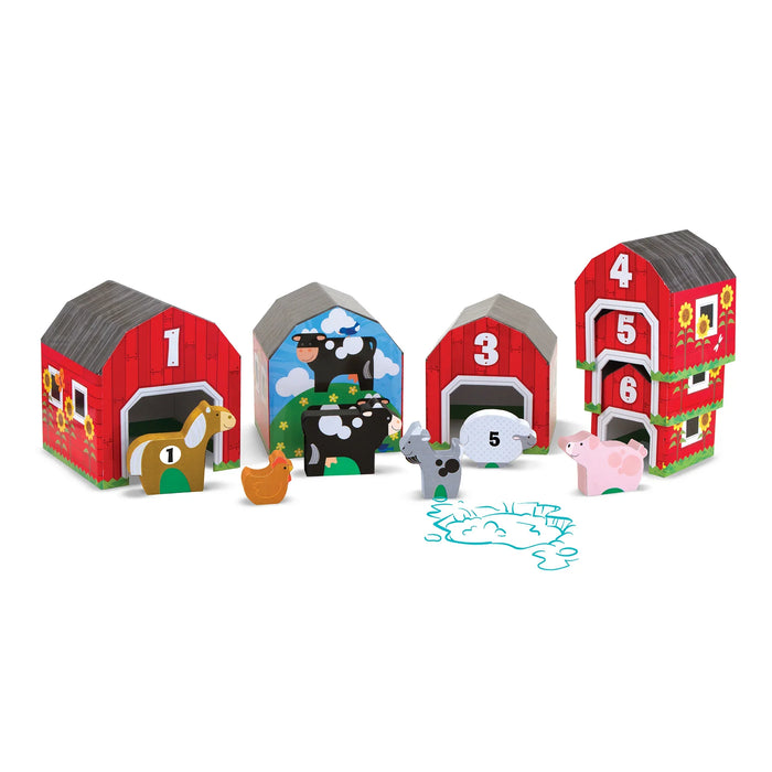 Nesting & Sorting Barns & Animals - LX2001 - Homewares, Outdoor, Phone Accessories, Cases, Speakers, Headphones + More -