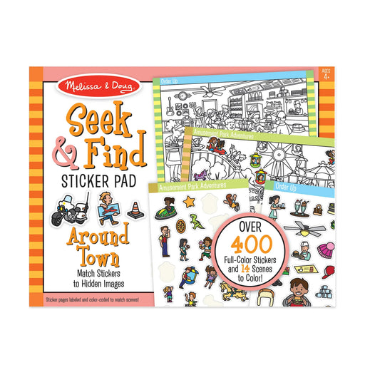 Seek & Find Sticker Pad - Around Town 40150 - LX2001 - Homewares, Outdoor, Phone Accessories, Cases, Speakers, Headphones + More -