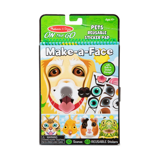 Make-a-Face Pets Reusable Sticker Pad - LX2001 - Homewares, Outdoor, Phone Accessories, Cases, Speakers, Headphones + More -