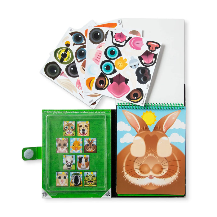 Make-a-Face Pets Reusable Sticker Pad - LX2001 - Homewares, Outdoor, Phone Accessories, Cases, Speakers, Headphones + More -