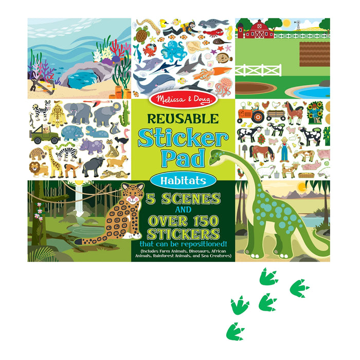 Reusable Sticker Pad - Habitats - LX2001 - Homewares, Outdoor, Phone Accessories, Cases, Speakers, Headphones + More -