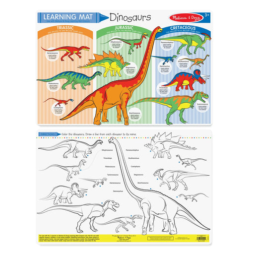 Dinosaurs Color-A-Mat (Bundle of 6) - LX2001 - Homewares, Outdoor, Phone Accessories, Cases, Speakers, Headphones + More -