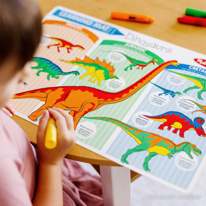 Dinosaurs Color-A-Mat (Bundle of 6) - LX2001 - Homewares, Outdoor, Phone Accessories, Cases, Speakers, Headphones + More -