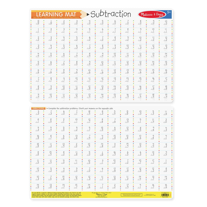 Subtraction Problems Write-A-Mat (Bundle of 6) - LX2001 - Homewares, Outdoor, Phone Accessories, Cases, Speakers, Headphones + More -