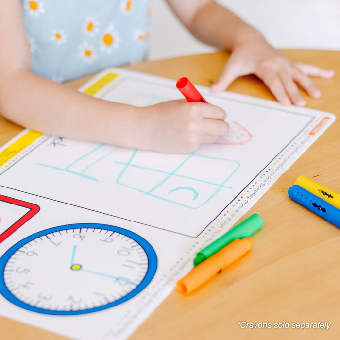 Telling Time Write-A-Mat (Bundle of 6) - LX2001 - Homewares, Outdoor, Phone Accessories, Cases, Speakers, Headphones + More -