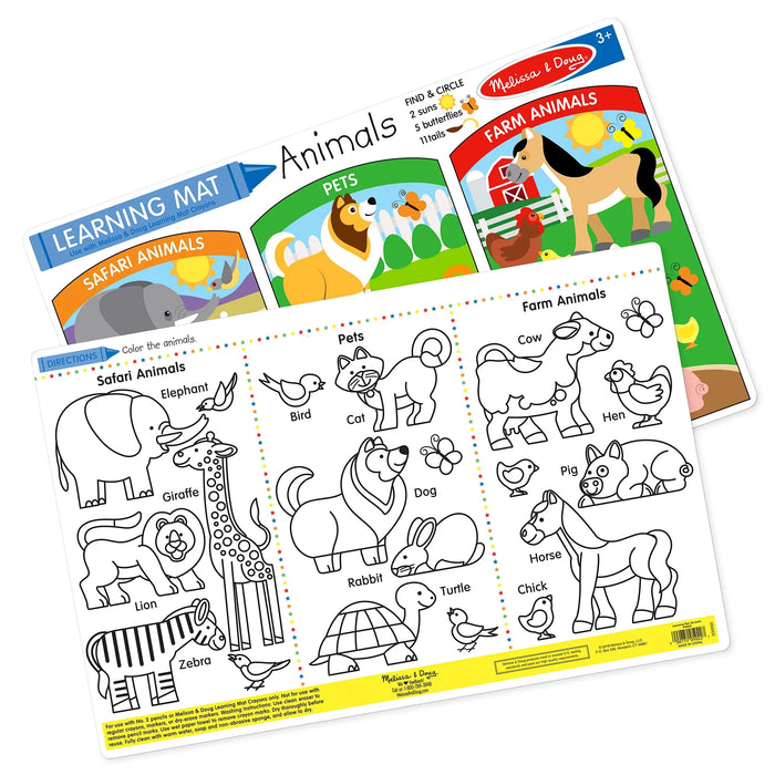 Animals Learning Mat (Bundle of 6) - LX2001 - Homewares, Outdoor, Phone Accessories, Cases, Speakers, Headphones + More -