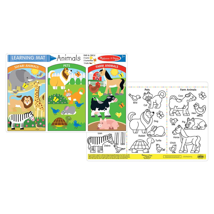 Animals Learning Mat (Bundle of 6) - LX2001 - Homewares, Outdoor, Phone Accessories, Cases, Speakers, Headphones + More -