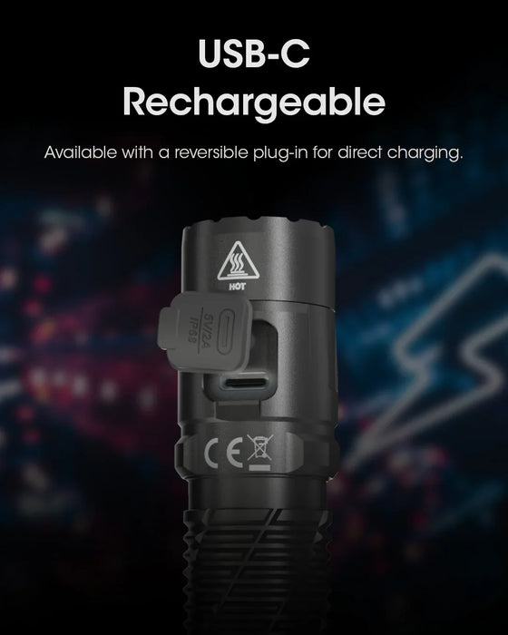 Nitecore Mh12Pro 3300 Lumen Uhi Usb-C Tactical Flashlight 505 Yards Throw - LX2001 - Homewares, Outdoor, Phone Accessories, Cases, Speakers, Headphones + More -