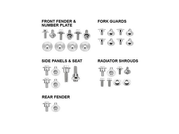 BODY PANEL FASTENER BOLT PACK HONDA CRF250R 2018 CRF450R 17-20 CRF450RX 17-20 CRF250RX 19-21