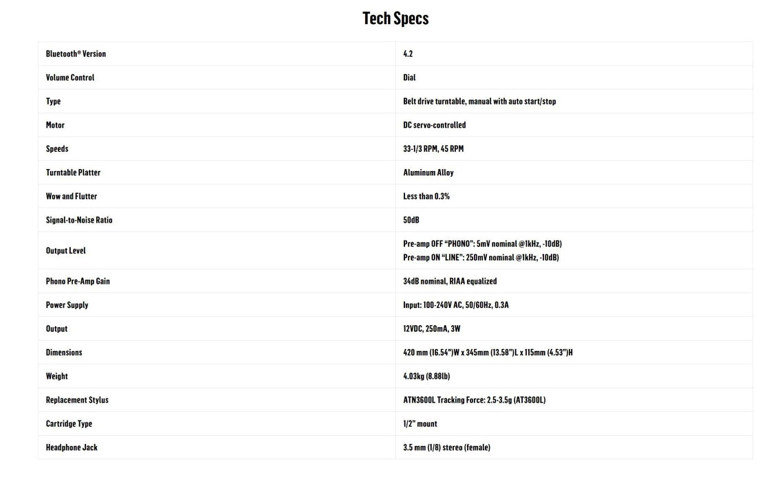 Marley Stir It Up Wireless Turntable EM-JT002-SB - LX2001 - Homewares, Outdoor, Phone Accessories, Cases, Speakers, Headphones + More -