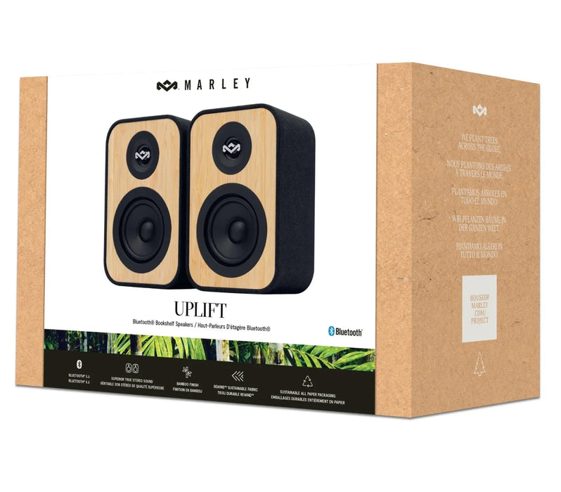 Marley Uplift Bookshelf Wireless Bluetooth Speakers - LX2001 - Homewares, Outdoor, Phone Accessories, Cases, Speakers, Headphones + More -