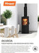Masport Akaroa Fireplace Freestanding radiant wood fire with Ash Pan - LX2001 - Homewares, Outdoor, Phone Accessories, Cases, Speakers, Headphones + More -