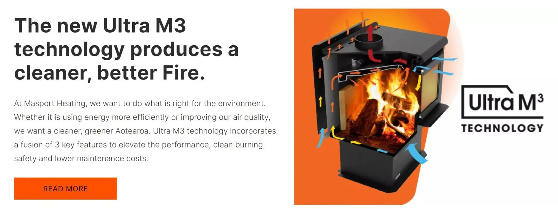 Masport Clutha Fireplace Freestanding Ultra-Low Emissions Wood Fire Pedestal - LX2001 - Homewares, Outdoor, Phone Accessories, Cases, Speakers, Headphones + More -