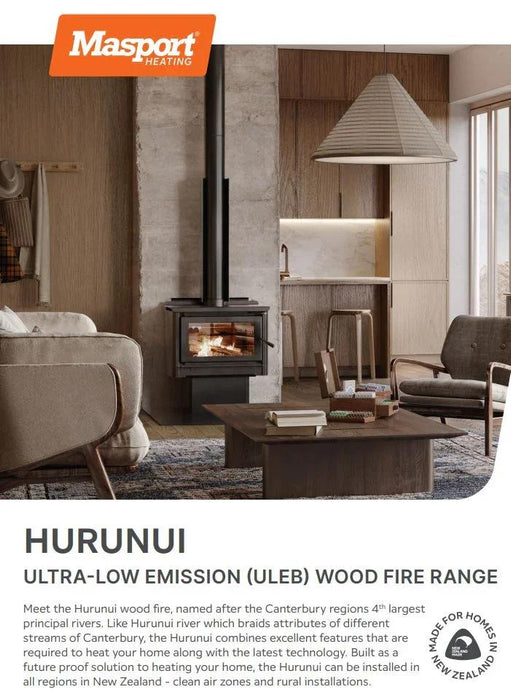 Masport Hurunui PED Fireplace Ultra-Low Emissions (ULEB) Wood Fire Ash Pan - LX2001 - Homewares, Outdoor, Phone Accessories, Cases, Speakers, Headphones + More -