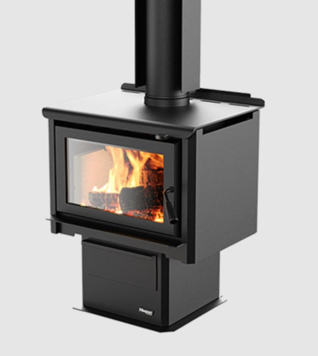 Masport Kaituna Fireplace Freestanding Low Emissions Wood Fire Ash Pan + Flue