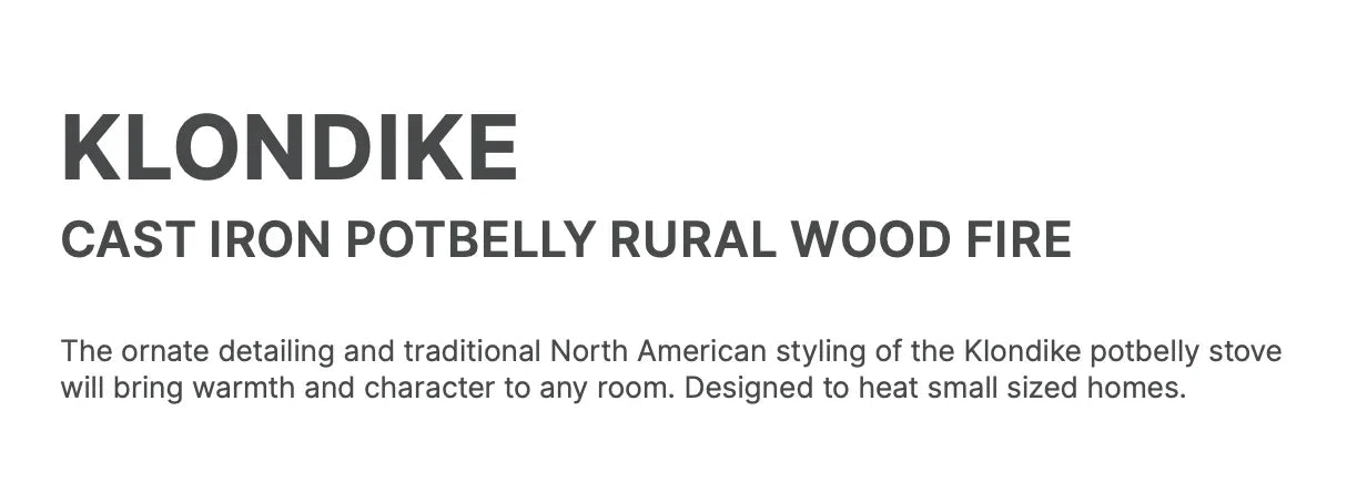 Masport Klondike Potbelly Stove Fireplace - LX2001 - Homewares, Outdoor, Phone Accessories, Cases, Speakers, Headphones + More -