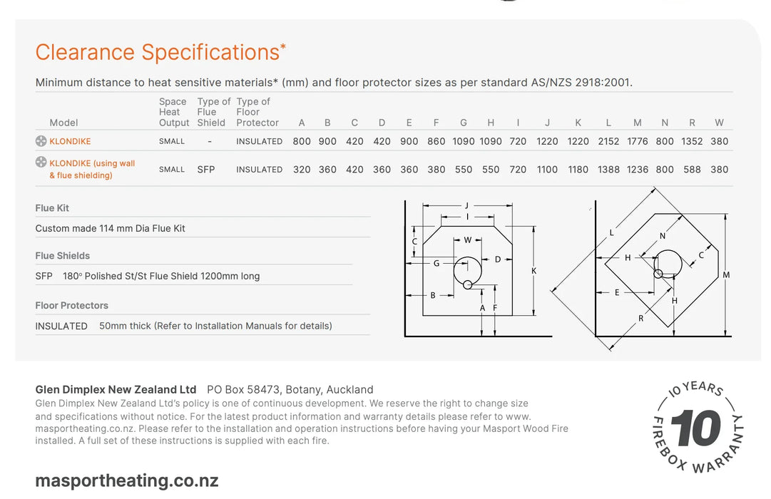 Masport Klondike Potbelly Stove Fireplace - LX2001 - Homewares, Outdoor, Phone Accessories, Cases, Speakers, Headphones + More -