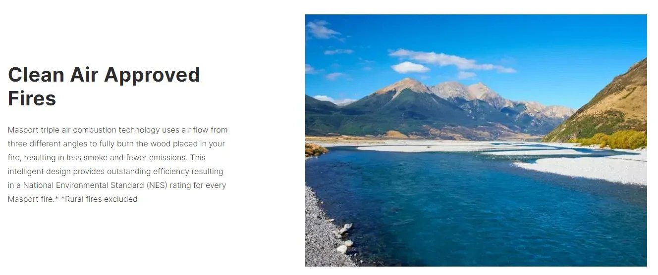 Masport Osburn 1600 Fireplace Freestanding radiant wood fire Pedestal w Ash Pan - LX2001 - Homewares, Outdoor, Phone Accessories, Cases, Speakers, Headphones + More -