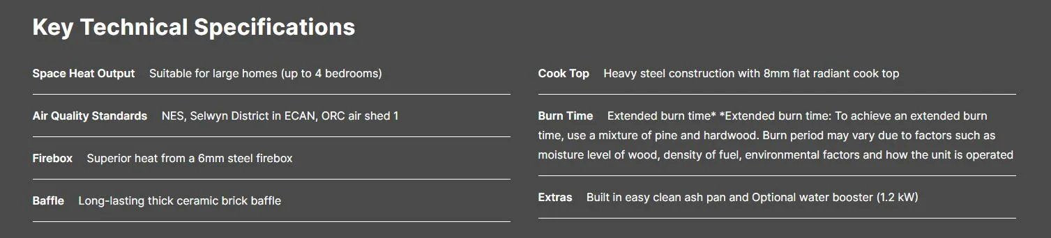 Masport Osburn 1600 Fireplace Freestanding radiant wood fire Pedestal w Ash Pan - LX2001 - Homewares, Outdoor, Phone Accessories, Cases, Speakers, Headphones + More -