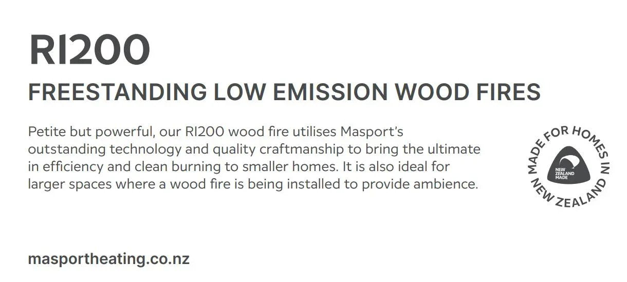 Masport R1200 Fireplace Freestanding radiant wood fire on pedestal - LX2001 - Homewares, Outdoor, Phone Accessories, Cases, Speakers, Headphones + More -