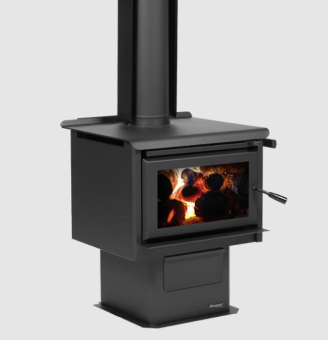 Masport Waimakariri Freestanding Fireplace wood fire w ash pan + Flue