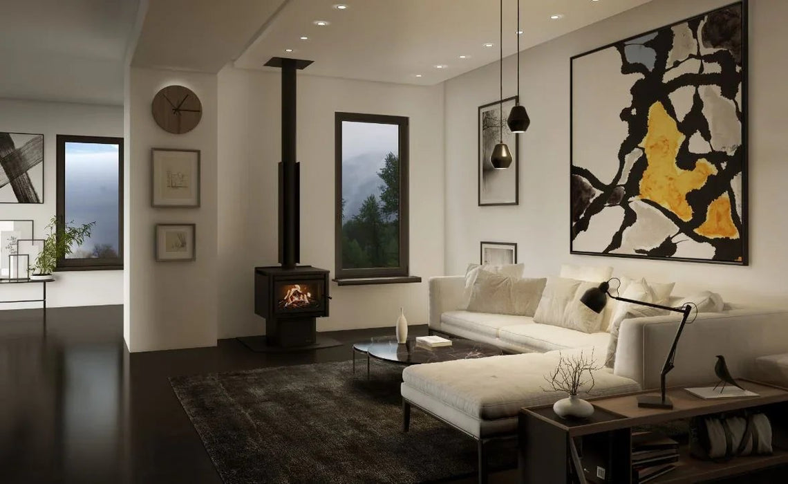 Masport Waimakariri Freestanding Fireplace wood fire w ash pan - LX2001 - Homewares, Outdoor, Phone Accessories, Cases, Speakers, Headphones + More -