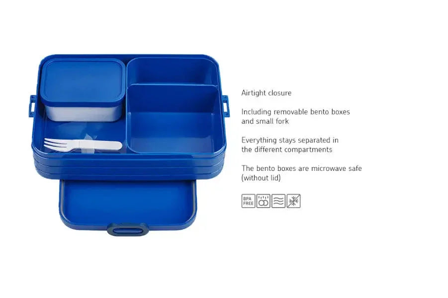 Mepal Bento Box Large Vivid Blue - LX2001 - Homewares, Outdoor, Phone Accessories, Cases, Speakers, Headphones + More -