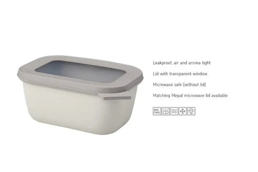 Mepal Cirqula Rectangle 750ml Nordic White - LX2001 - Homewares, Outdoor, Phone Accessories, Cases, Speakers, Headphones + More -