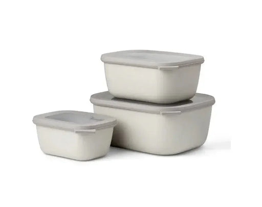 Mepal Cirqula Rectangle Large Set 3 Piece Nordic White - LX2001 - Homewares, Outdoor, Phone Accessories, Cases, Speakers, Headphones + More -