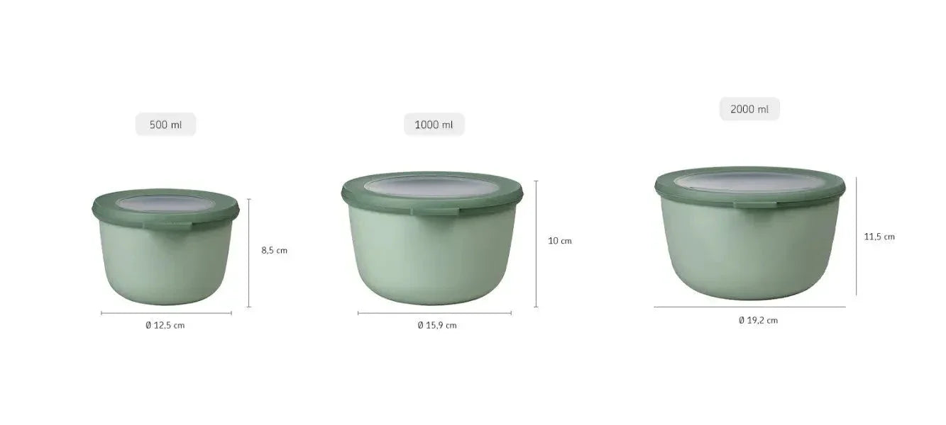Mepal Cirqula Round 3-Piece Large Set Nordic Sage - LX2001 - Homewares, Outdoor, Phone Accessories, Cases, Speakers, Headphones + More -